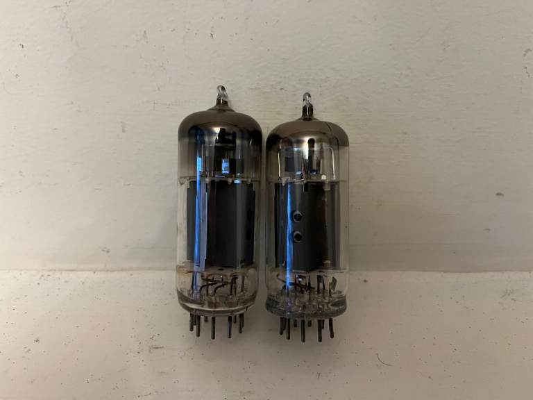 2 Vintage Radio Valves/Tubes - 12BH7A?