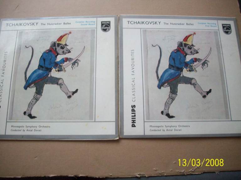 TCHAIKOVSKY The Nutcracker Ballet 2 LP Vinyl Antal Dorati, (Philips lps FREE P/P  