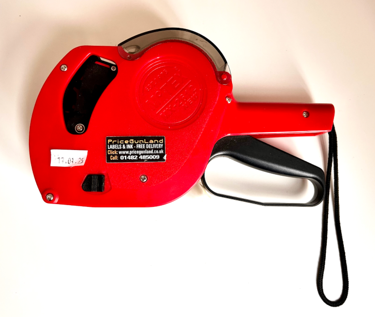 Mo-Tex Price Gun Label set with 19 rolls of labels and 3 extra ink rollers