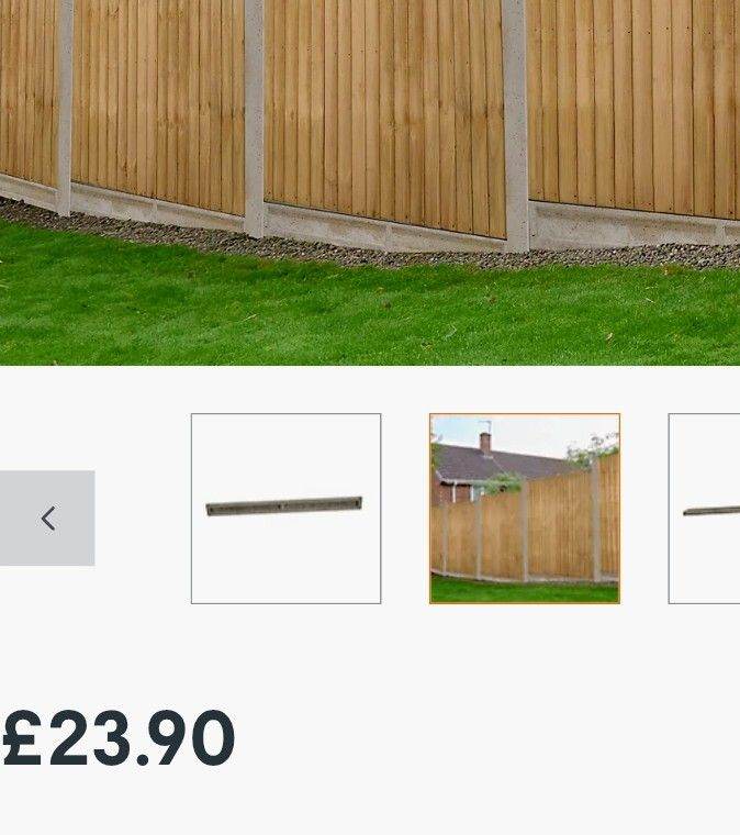 B&Q - 10x Concrete GREY Gravel boards RRP £239!!s 