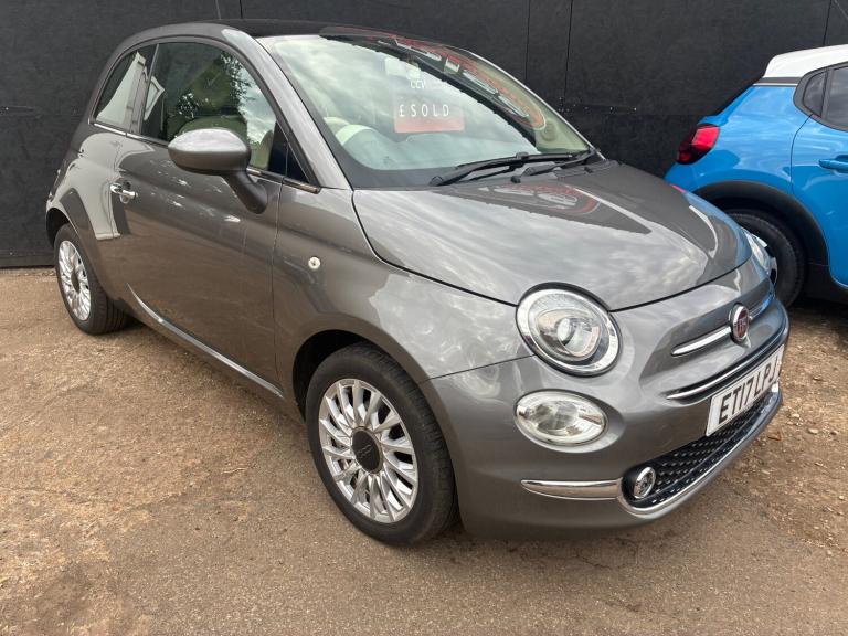 2017 Fiat 500 1.2 Lounge 3dr HATCHBACK Petrol Manual