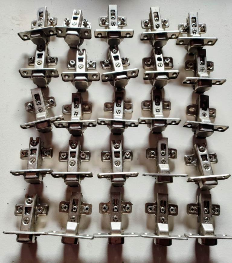 Silver Kitchen Cabinet Door Hinges