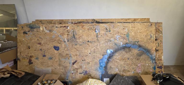 FREE chipboard / artist tables 