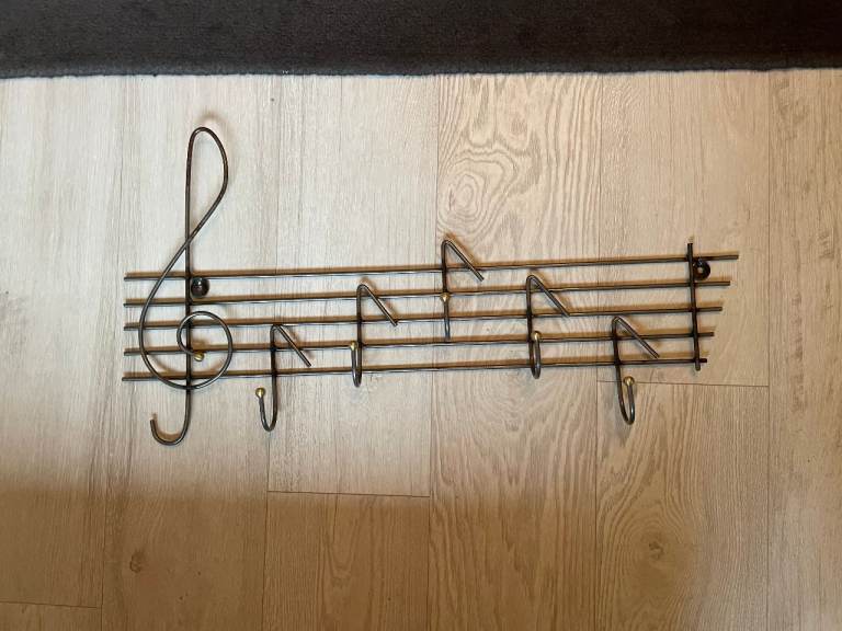 Heavy Duty metal coat hangar - Musical Theme