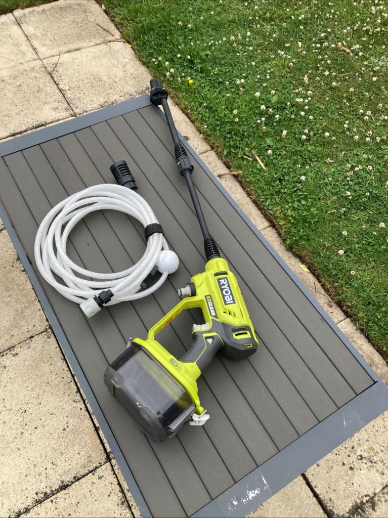 Ryobi battery jet wash