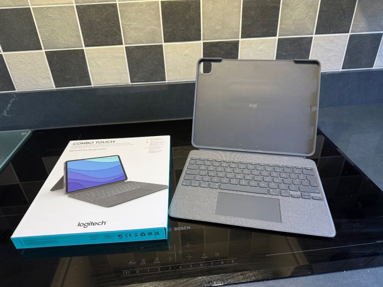 Logitech Combo Touch for iPad Pro 12.9-inch - UK QWERTY
