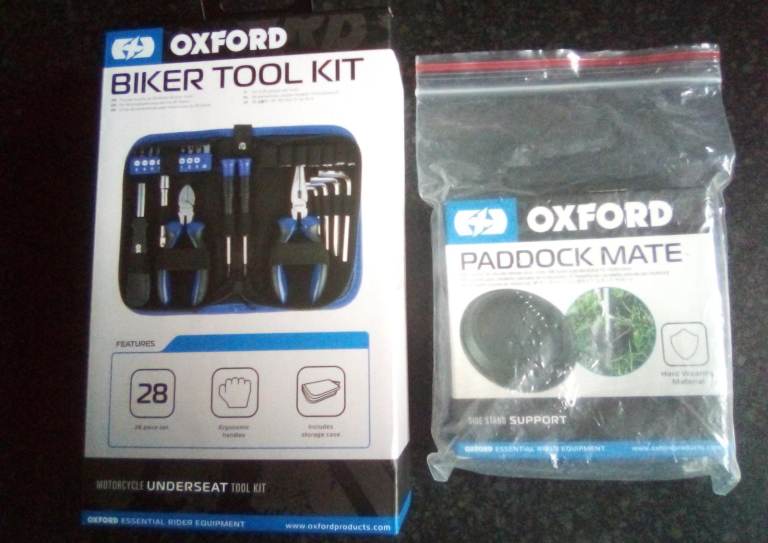 NEW and Used Motorbike Accessories, Battery Charger, Locks, Book etc