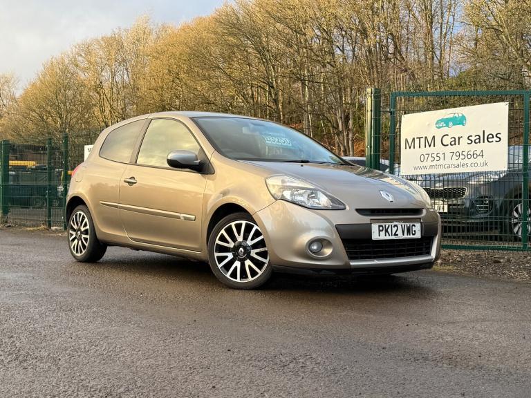2012 Renault Clio 1.2 TCE GT Line TomTom 3dr HATCHBACK Petrol Manual