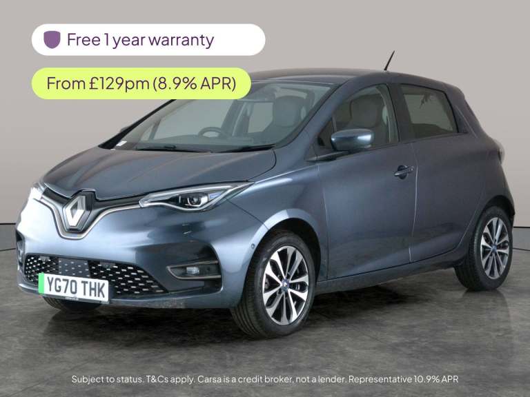2020 Renault Zoe R135 52kWh GT Line Hatchback 5dr Electric Auto (i) (134 bhp) - BLIND SPOT A Hatc...
