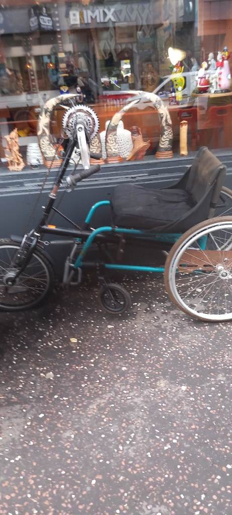 Quickie Hand-Powered Tricycle - Fair Condition