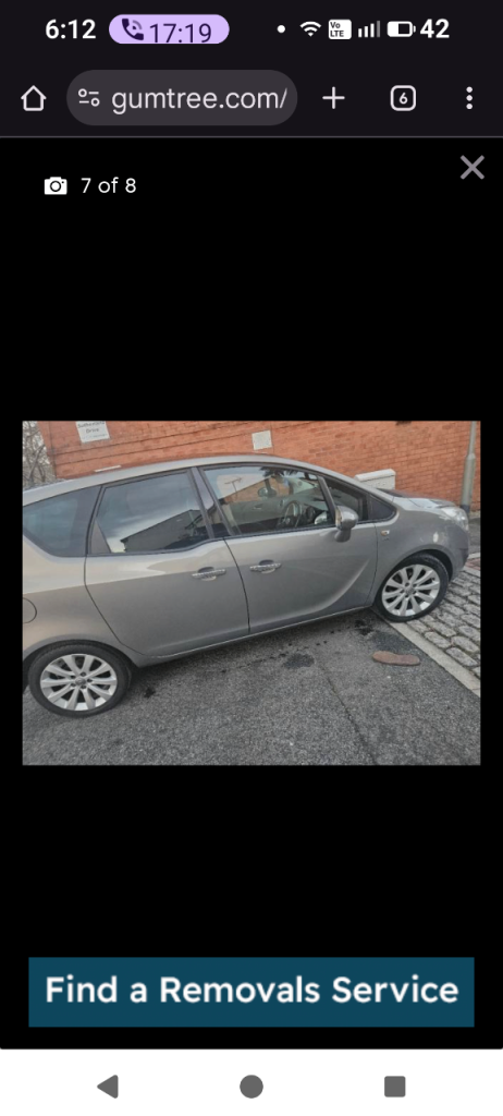 Vauxhall, MERIVA, MPV, 2013, Manual, 1364 (cc), 5 doors