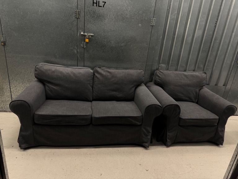 FREE LOCAL DELIVERY Ikea 2 seater sofa + armchair set