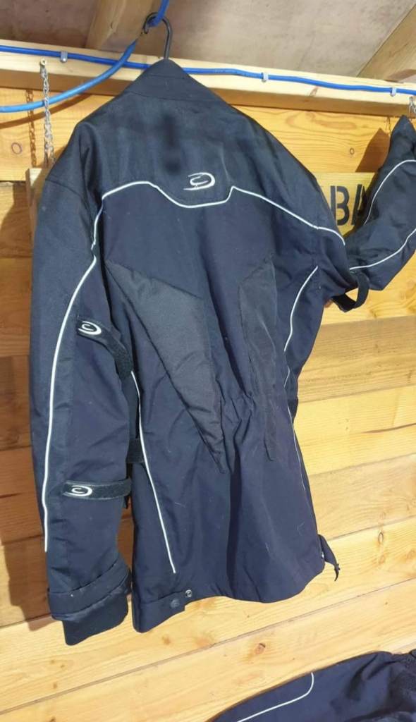 Motocycle jacket snd bib trousers 