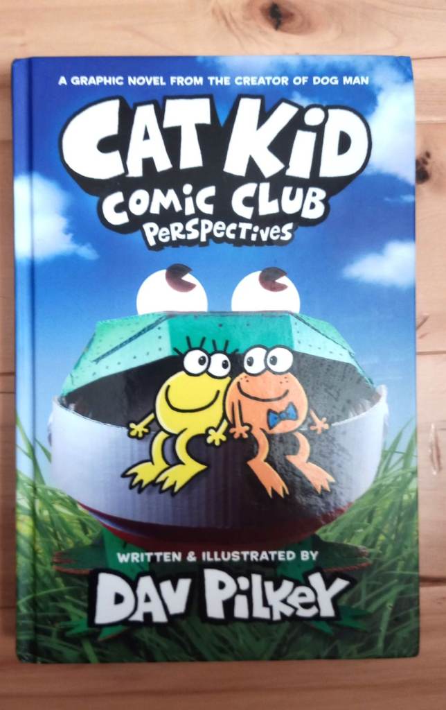 Kids Book - Car Kid, comic club Perspectives, Dav Pilkey, hardcover, new
