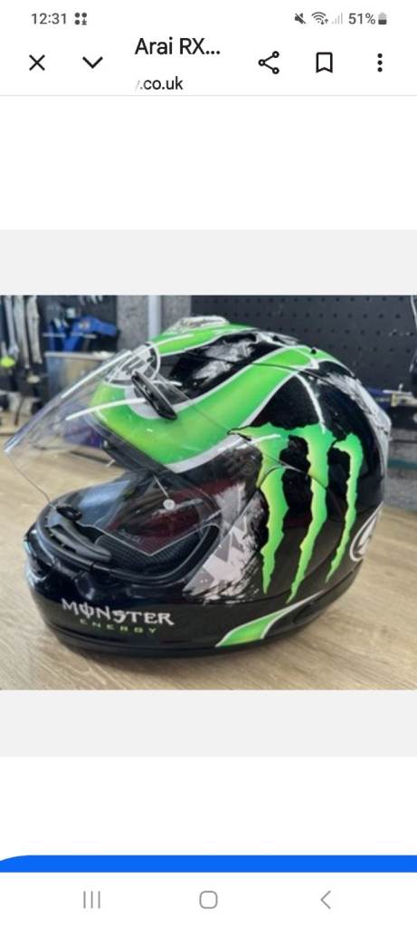 Arai  rx7gp cal crutchlow 