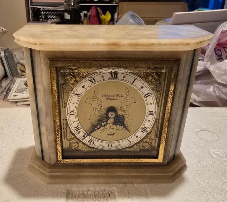 Marble Elliott Mantlepiece Clock