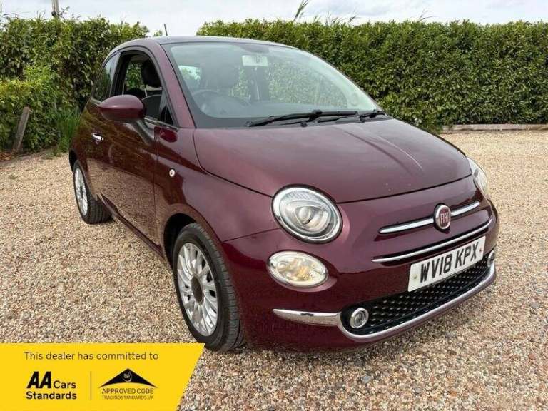 2018 Fiat 500 1.2 Lounge Hatchback 3dr Petrol Manual Euro 6 (s/s) (69 bhp) Hatchback Petrol Manual