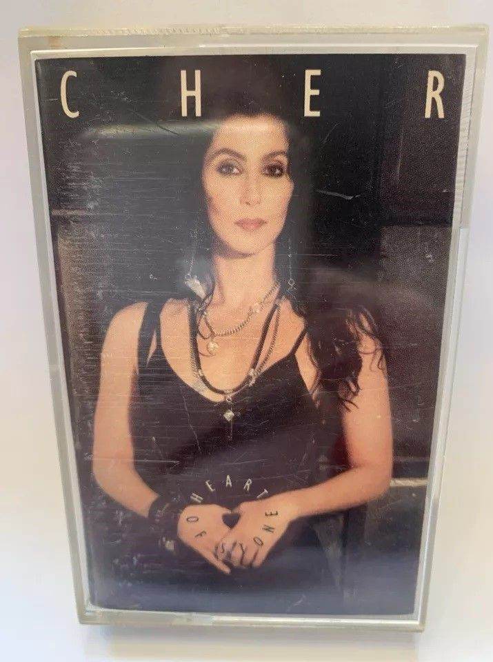 CHER - Heart Of Stone - Cassette Tape Album - Rare - 1989 - WX262C