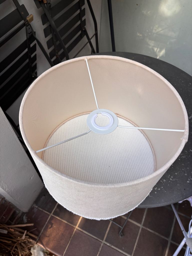 Beige Fabric Lampshade – As Good As New