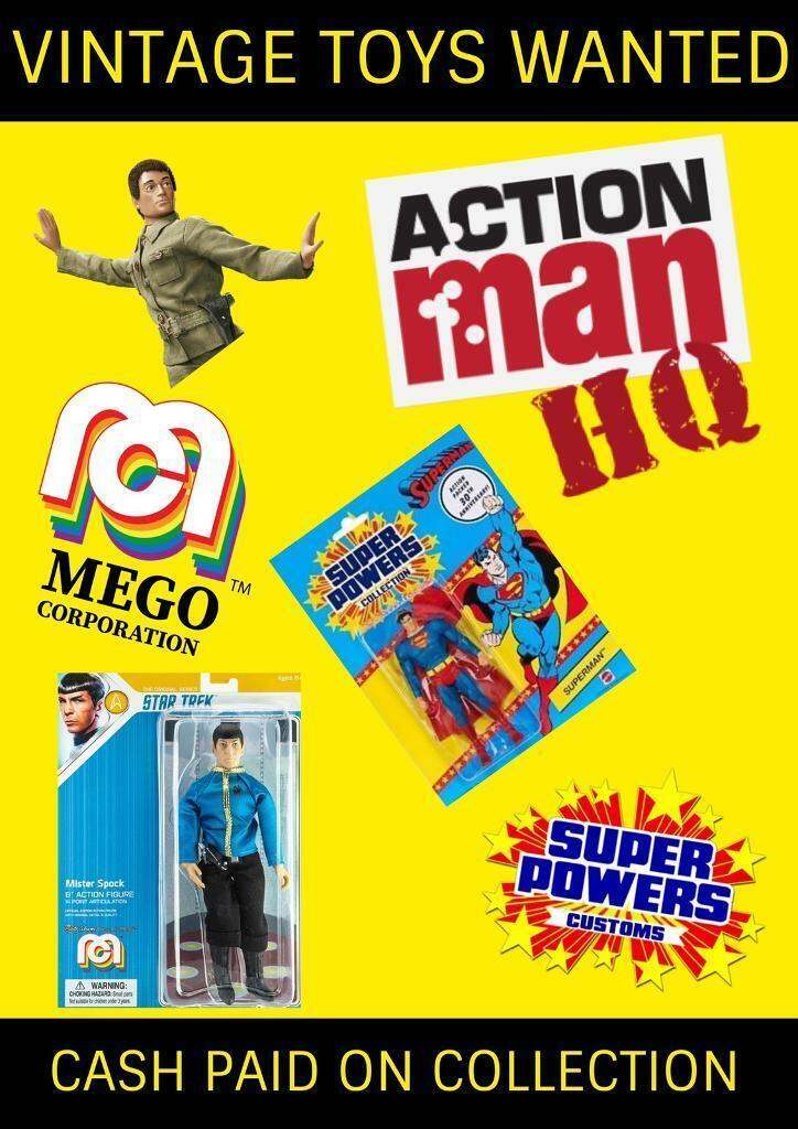  Want to buy action man Star Wars TMNT Mego He-man Cash waiting 
