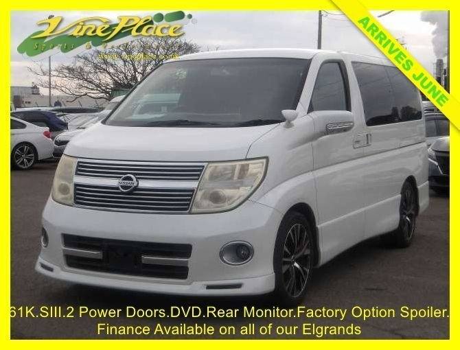 2009 Nissan Elgrand 2.5 SIII Highway Star Black Leather Edition, Auto, 8 Seats MPV Petrol Automatic