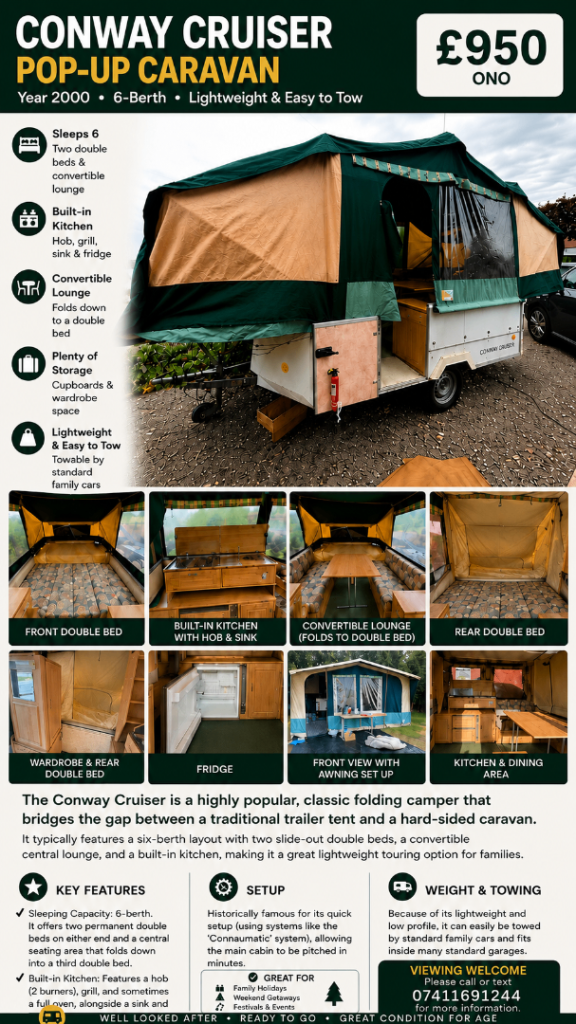Conway Cruiser tent caravan
