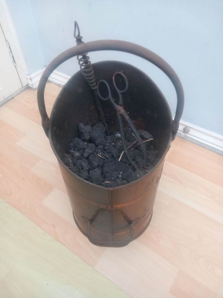 Copper Antique Coal Suttle