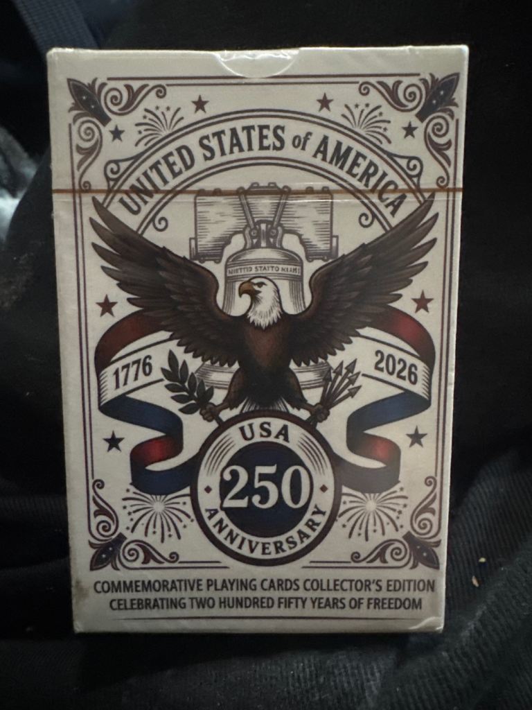 BNiP USA, United States of america, 250 years commemorative playing cards 
