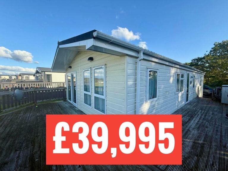 OFF SITE static caravan Scotland double glazed & heated 2bed Victory Evron Lodge