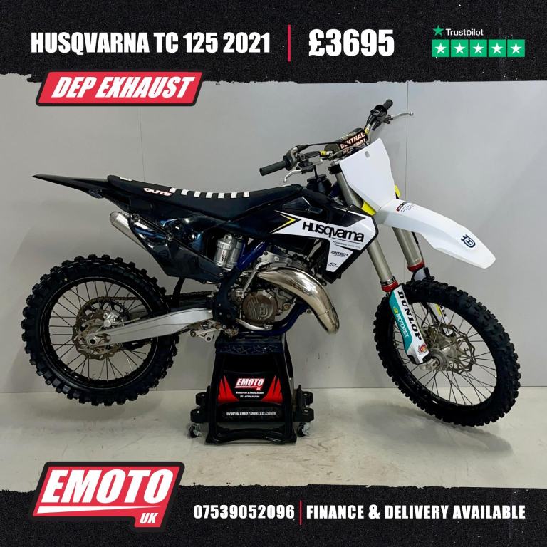 HUSQVARNA TC 125 2021 Motocross Bike 125cc SX @EmotoUK - Finance Available 