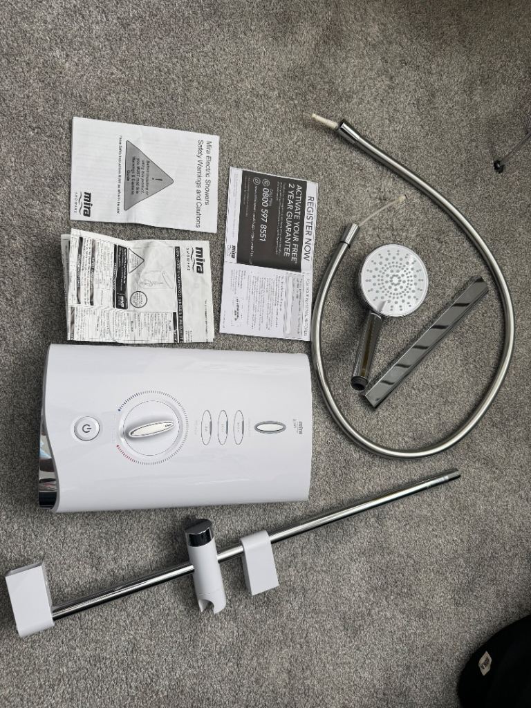 Mira Sport Max 10.8kW Electric Shower - White & Chrome
