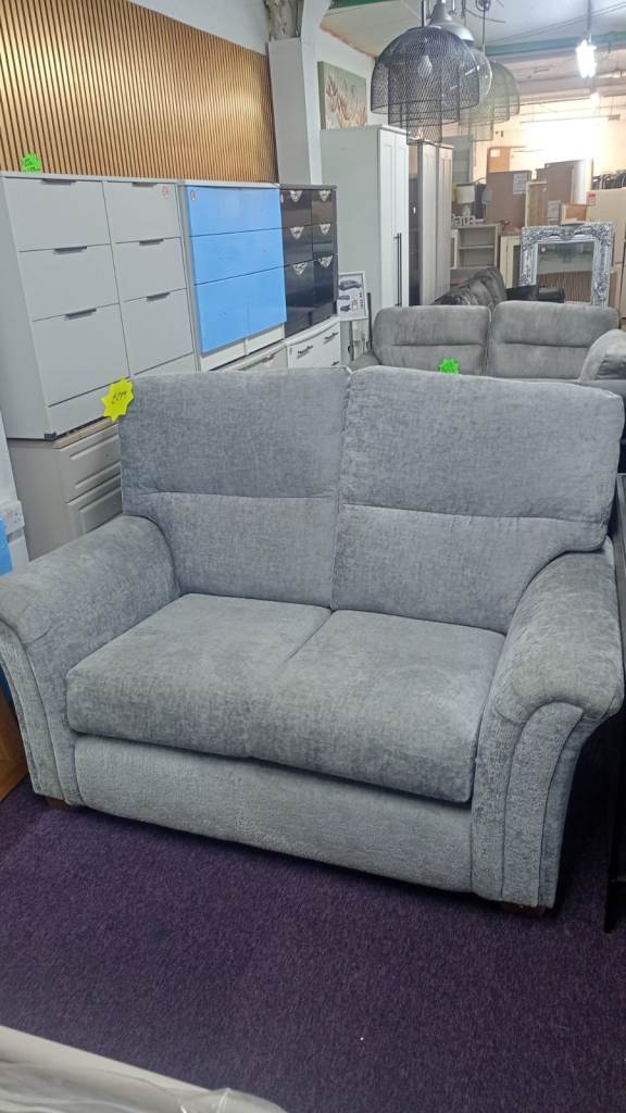 Brand New Fabric 2 Seater Sofa grey 