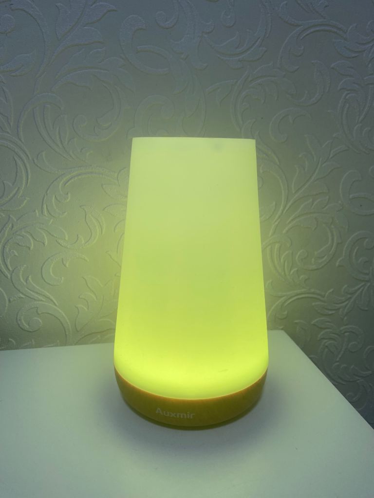 Auxmir Night Light, LED Touch Bedside Table Lamp with Remote Control
