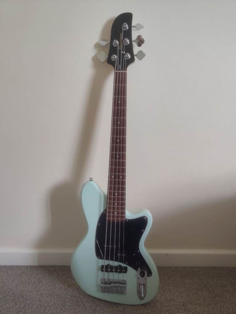 Ibanez Bass Guitar - Light Blue, As Good As New