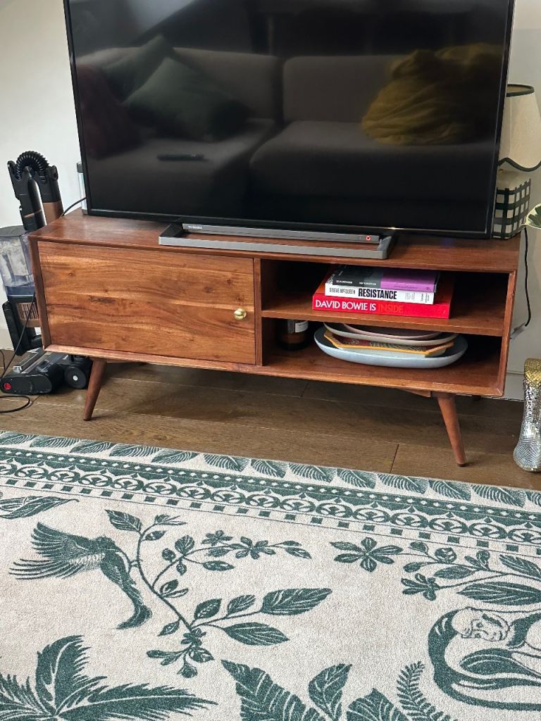 Mid-century style TV Media Storage Console
