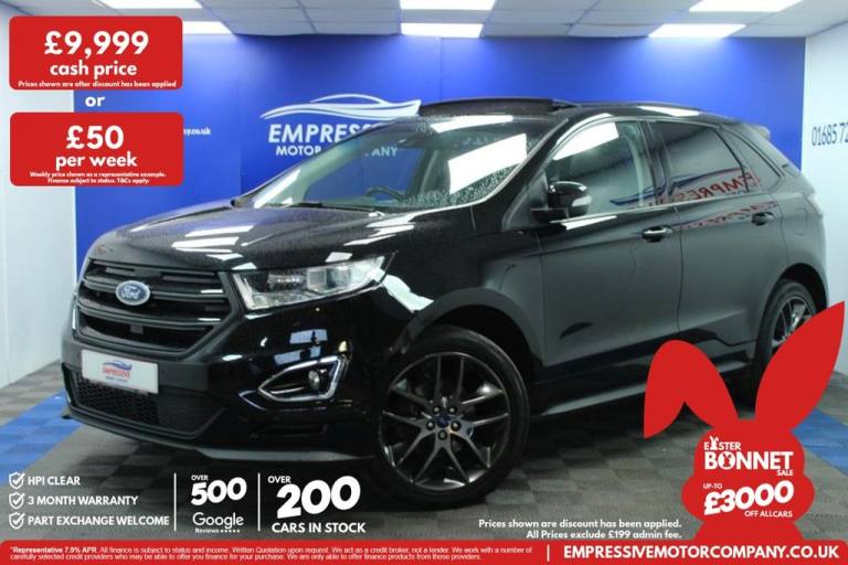 2016 66 FORD EDGE 2.0 TDCI SPORT SUV 5DR DIESEL POWERSHIFT AWD EURO 6 (S/S) (210