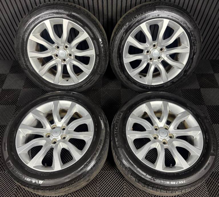 20" GENUINE RANGE ROVER SPORT MULTISPOKE LAND DISCOVERY 5 VOGUE WHEELS TYRES ALLOYS 
