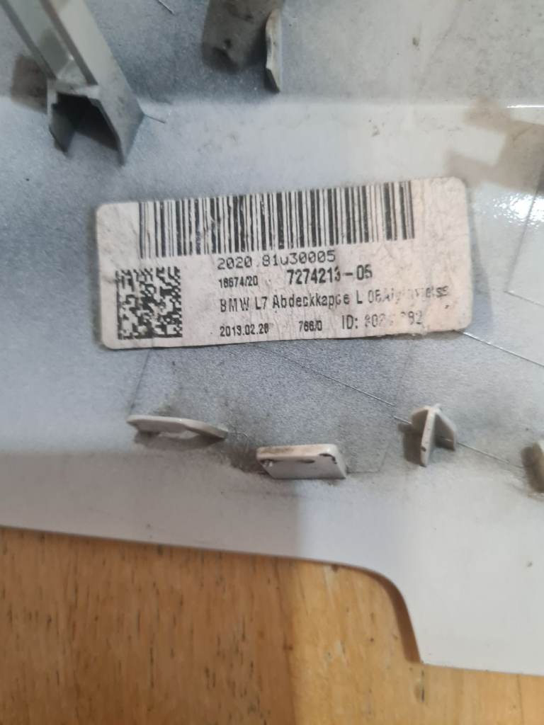 Bmw F20- F21 - F30- F31 -  F32 - F36  PASSENGER SIDE Wing Mirror Cover WHITE