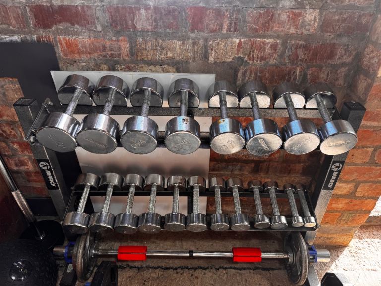 Marcy Dumbbell Set with Rack – £250