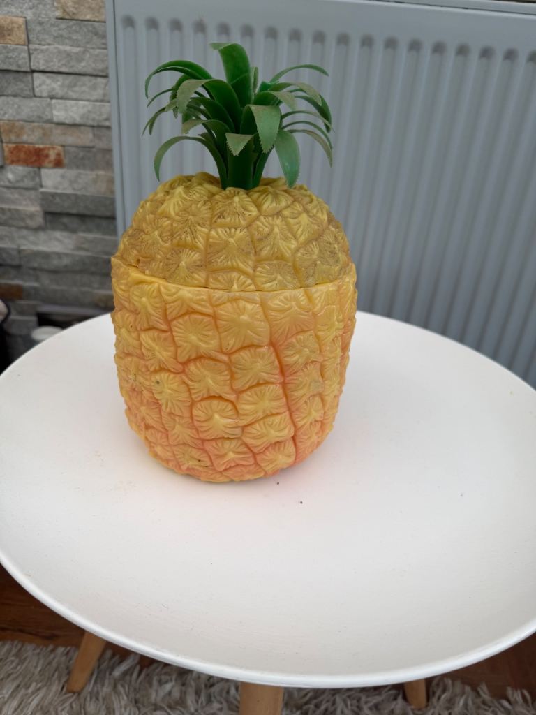 Vintage Pineapple Ice Bucket Made in Hong Kong