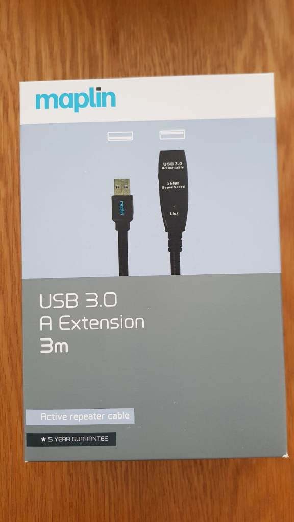 New sealed USB 3.0 3 m  Active repeater cable