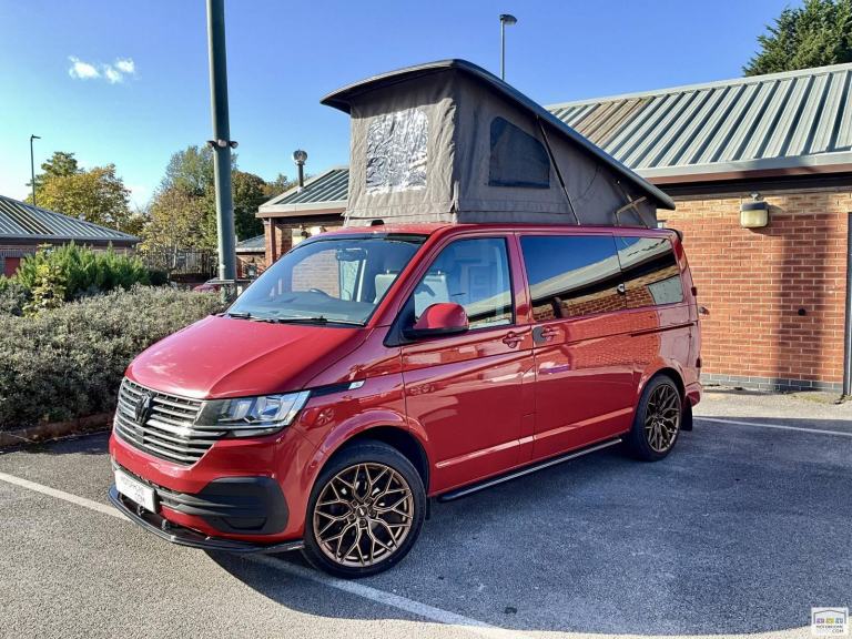 VW T6.1 Transporter, DSG auto, 2021 4 berth campervan, 5 belted seats
