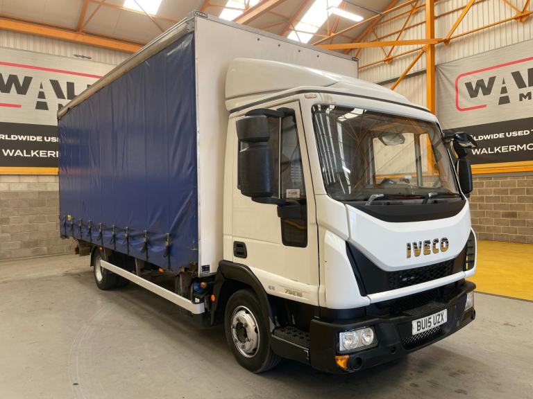 IVECO EURO CARGO 75E16 *EURO 6* 4X2, 7.5 TONNE CURTAINSIDER - 2015 - BU15 UZX