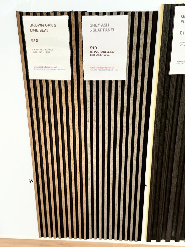 Cladding CS PVC WALL PANELS 10mm, bathroom decor panels, CSH Bathrooms