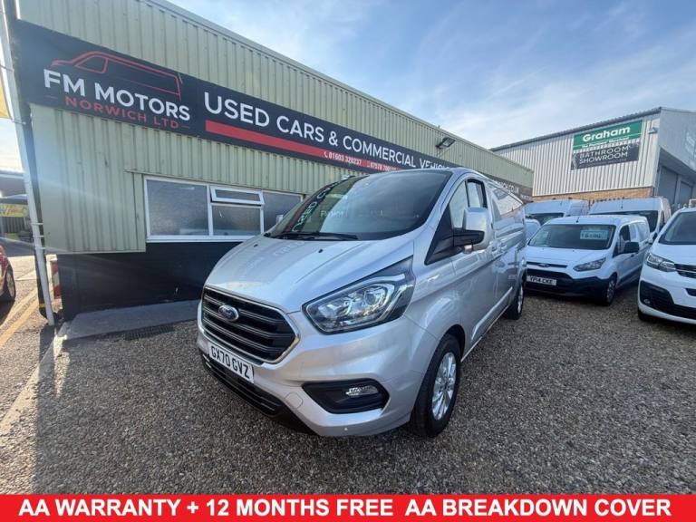 2020 70 FORD TRANSIT CUSTOM 2.0 300 ECOBLUE LIMITED PANEL VAN 5DR DIESEL MANUAL