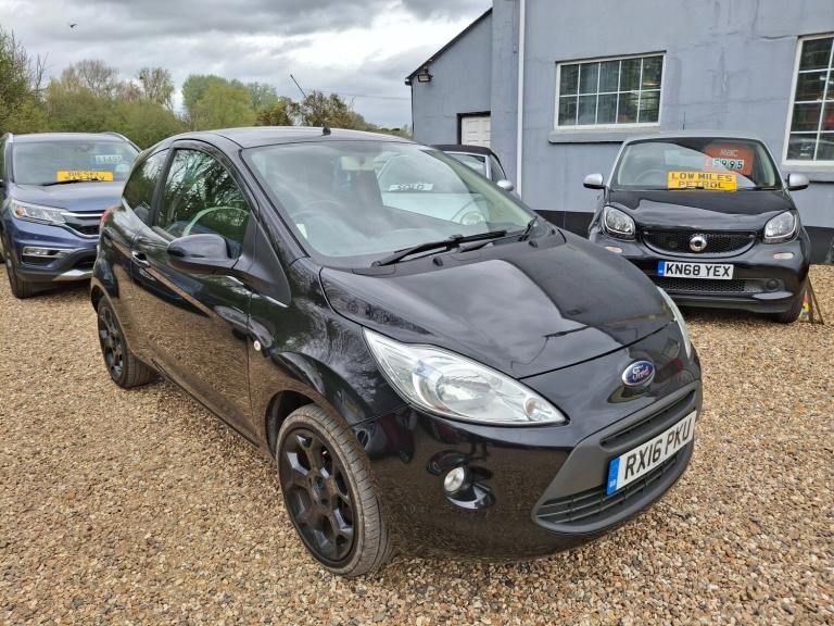 2016 Ford Ka 1.2 Zetec Black Edition Hatchback 3dr Petrol Manual Euro 6 (s/s)