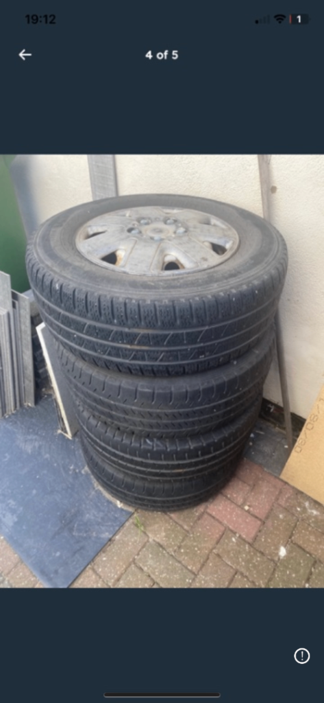 Mercedes sprinter standard alloy wheels 