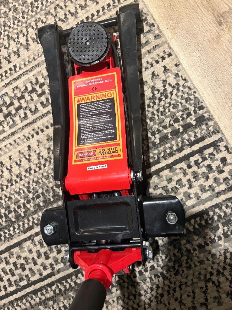 Hydraulic Garage Car Jack With Rapid Lift Dual Pump 3 Ton 