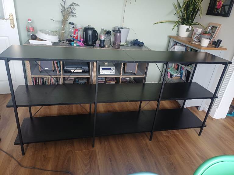 Habitat Huckley Industrial Shelving Unit – Black, Good Condition