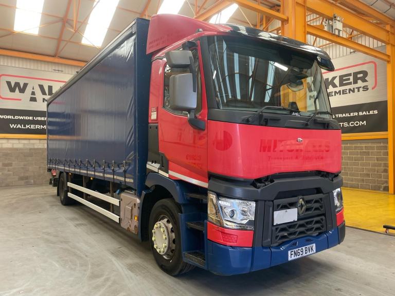 RENAULT T380 *EURO 6*, 18 TONNE 4X2 CURTAINSIDER - 2019 - FN69 BVK